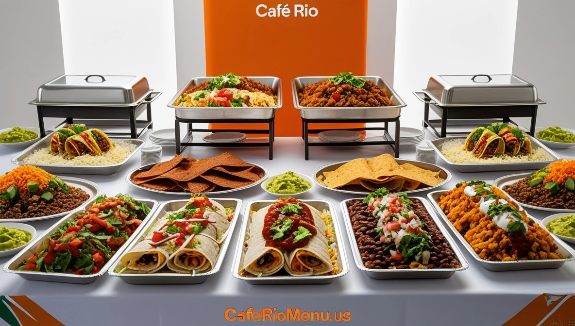 Cafe Rio Catering Menu Overview
