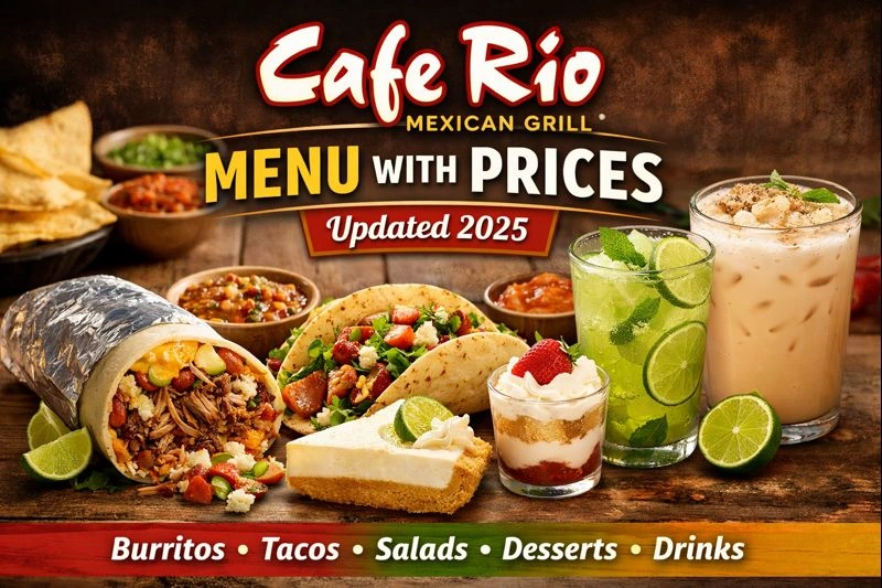 Cafe Rio Menu With Prices