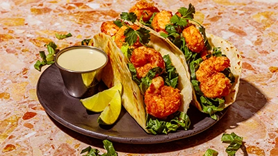 Coconut Shrimp Tacos